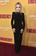 SABRINA CARPENTER at Emergency Premiere in Los Angeles 05/12/2022