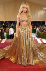 SABRINA CARPENTER at Met Gala Celebrating In America: An Anthology of Fashion in New York 05/02/2022