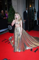 SABRINA CARPENTER Heading to 2022 Met Gala in New York 05/02/2022