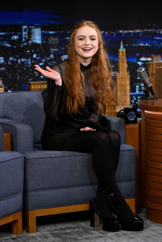 SADIE SINK at Tonight Show Starring Jimmy Fallon in New York 05/23/2022