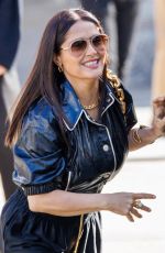 SALMA HAYEK Out on the Set of Magic Mike in London 05/08/2022