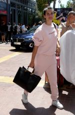 SARA SAMPAIO Arrives at Martinez Hotel in Cannes 05/21/2022