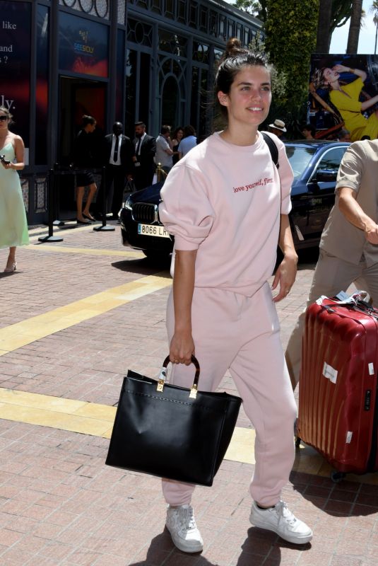 SARA SAMPAIO Arrives at Martinez Hotel in Cannes 05/21/2022