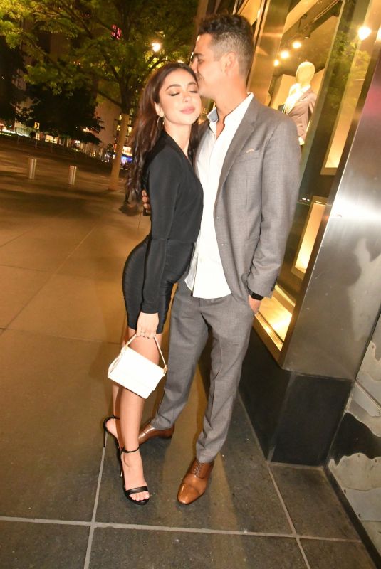 SARAH HYLAND and Wells Adams on a Date Night in New York 05/17/2022