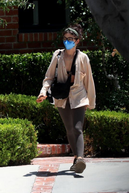 SARAH HYLAND Out and About in West Hollywood 05/27/2022