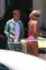 SAVANNAH CHRISLEY and EMMY MEDDERS at a Boat Ride in Miami Bay 05/13/2022