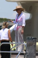 SAVANNAH CHRISLEY and EMMY MEDDERS at a Boat Ride in Miami Bay 05/13/2022