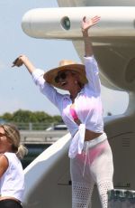 SAVANNAH CHRISLEY and EMMY MEDDERS at a Boat Ride in Miami Bay 05/13/2022