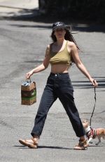 SCOUT WILLIS Out with Her Dog in Los Angeles 05/06/2022