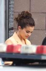 SELENA GOMEZ Arrives at Disney Hulu Upfronts in New York 05/17/2022