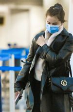 SELENA GOMEZ Arrives at JFK Airport in New York 05/08/2022