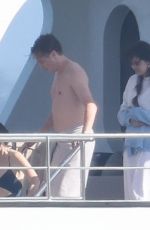 SELENA GOMEZ Celebrates Memorial Day with Friends at a Luxury Yacht in Malibu 05/31/2022