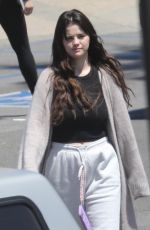 SELENA GOMEZ Out Shopping for Grocery in Malibu 05/29/2022