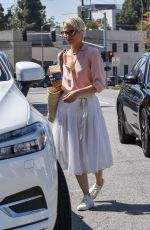 SELMA BLAIR Out for Coffee with Her Service Dog in Studio City 05/04/2022