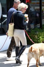 SELMA BLAIR Out with a Friend for Coffee in Los Angeles 04/30/2022