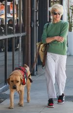 SELMA BLAIR Out with Her Service Dog in Studio City 05/06/2022