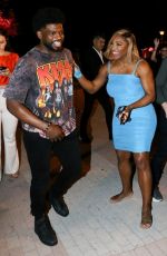 SERENA and VENUS WILLIAMS at Carbone Beach in Miami Beach 05/06/2022