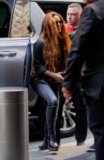 SHAKIRA Arrives at NBC Upfronts in New York 05/15/2022