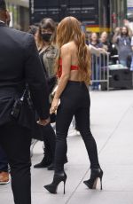 SHAKIRA Leaves NBC/Universal Upfront in New York 05/16/2022