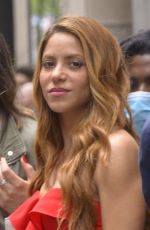 SHAKIRA Leaves NBC/Universal Upfront in New York 05/16/2022