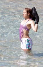 SHAKIRA Out at a Beach in Ibiza 05/08/2022