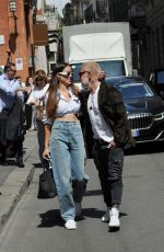 SHARON FONSECA and Gianluca Vacchi Out in Milan 05/16/2022