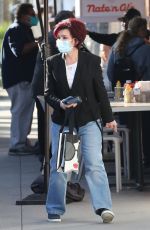 SHARON OSBOURNE Shopping at Alice + Olivia After Lunch at Nate