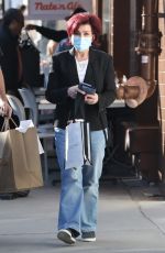 SHARON OSBOURNE Shopping at Alice + Olivia After Lunch at Nate
