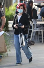 SHARON OSBOURNE Shopping at Alice + Olivia After Lunch at Nate