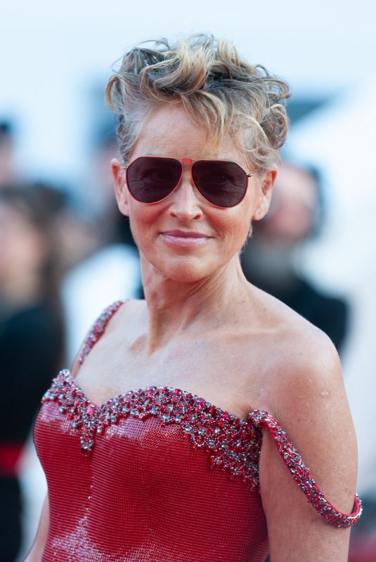 SHARON STONE at Elvis Premiere at 75th Annual Cannes Film Festival 05/25/2022