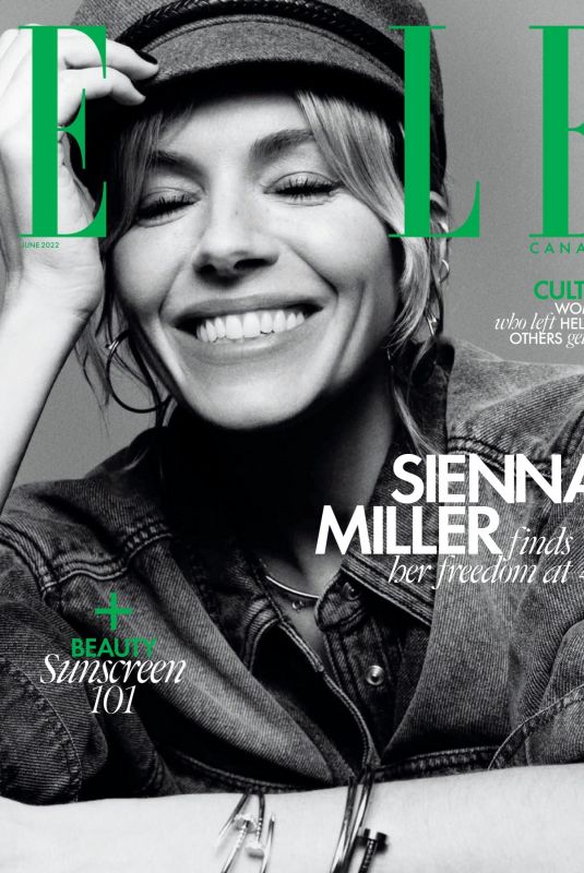 SIENNA MILLER in Elle Magazine, Canada June 2022