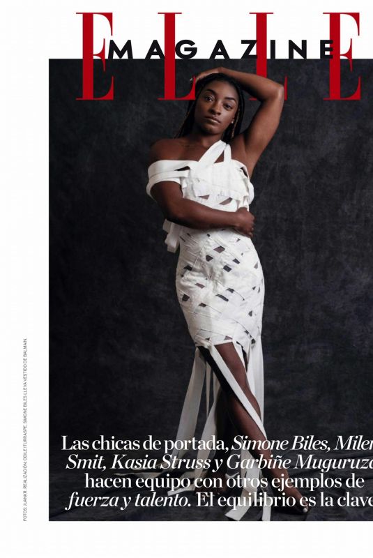 SIMONE BILES in Elle Magazine, Spain May 2022