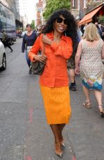 SINITTA Arrives at My Fair Lady Press Launch in London 05/18/2022