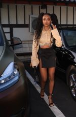 SKAI JACKSON Out for Dinner at Yamashiro in Hollywood 05/17/2022