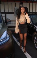 SKAI JACKSON Out for Dinner at Yamashiro in Hollywood 05/17/2022