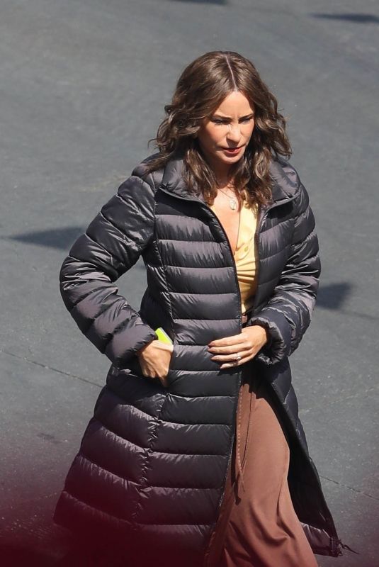 SOFIA VERGARA on the set of Griselda in Los Angeles 05/27/2022