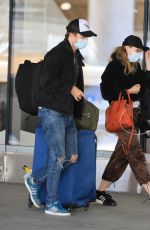 SUKI WATERHOUSE at LAX Airport in Los Angeles 05/16/2022