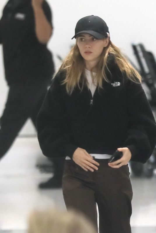 SUKI WATERHOUSE at LAX Airport in Los Angeles 05/16/2022