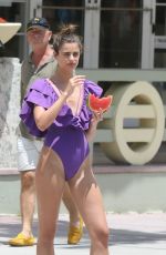 TAYLOR HILL in Bikinis and Swimwear at a Photoshoot in Miami 05/12/2022