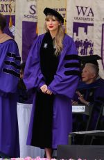 TAYLOR SWIFT Delivers New York University 2022 Commencement Address at Yankee Stadium in New York 05/18/2022