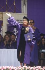 TAYLOR SWIFT Delivers New York University 2022 Commencement Address at Yankee Stadium in New York 05/18/2022