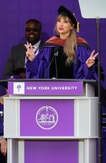 TAYLOR SWIFT Delivers New York University 2022 Commencement Address at Yankee Stadium in New York 05/18/2022