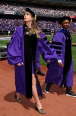 TAYLOR SWIFT Delivers New York University 2022 Commencement Address at Yankee Stadium in New York 05/18/2022