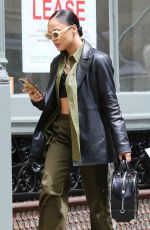 TESSA THOMPSON Out Shopping in New York 05/11/2022