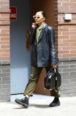 TESSA THOMPSON Out Shopping in New York 05/11/2022