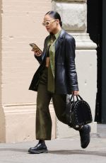 TESSA THOMPSON Out Shopping in New York 05/11/2022