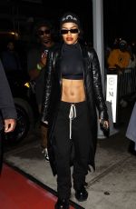 TEYANA TAYLOR Arrives Back at Mark Hotel in New York 05/01/2022