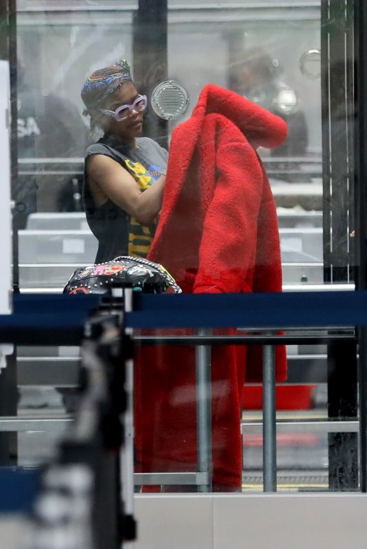 TEYANA TAYLOR at LAX Airport in Los Angeles 04/29/2022