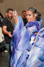 TEYANA TAYLOR Heading to 2022 Met Gala in New York 05/02/2022