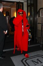TEYANA TAYLOR Leaves Mark Hotel in New York 05/04/2022